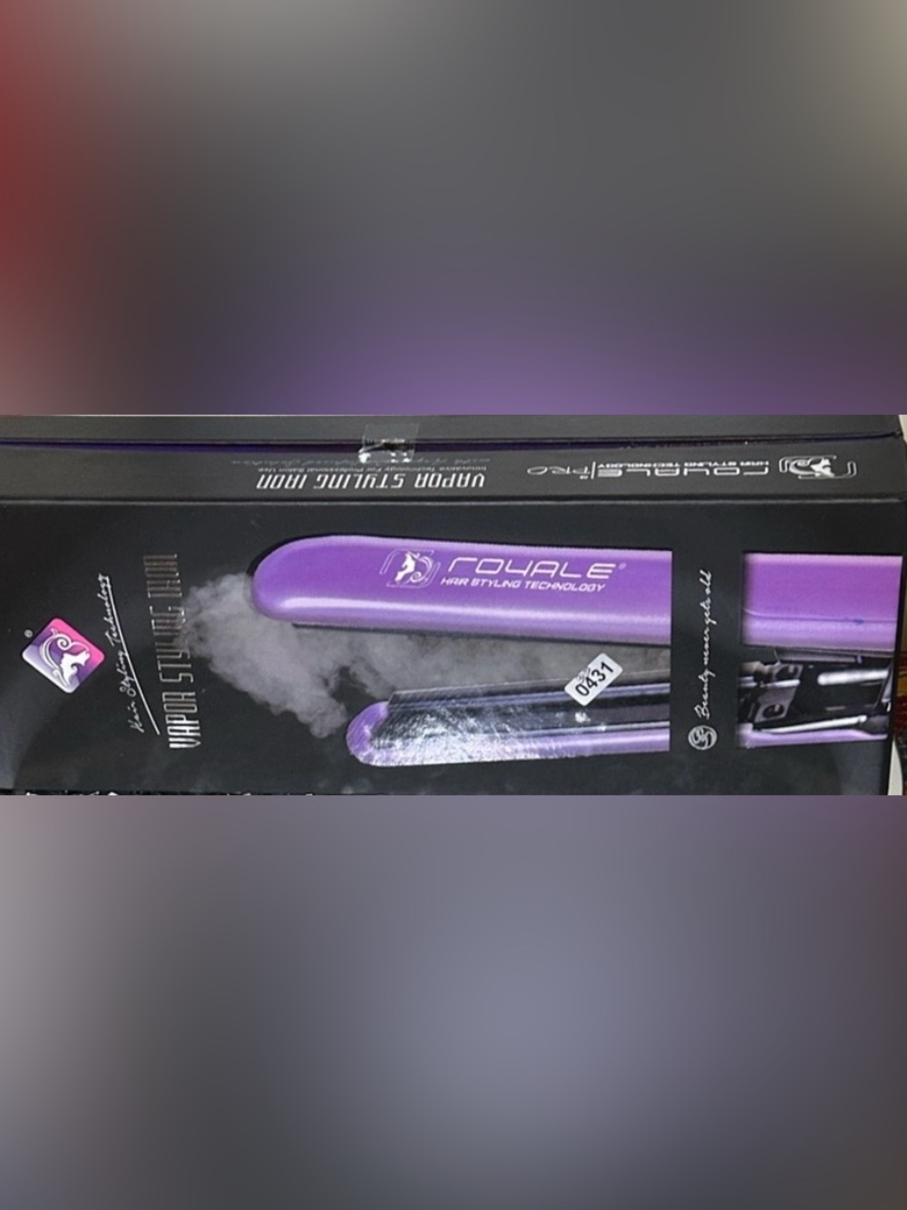 Purple Hair Straightener – Ceramic Flat Iron for Women